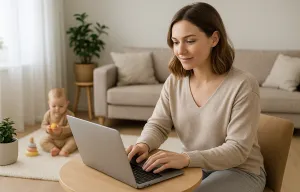 Робота з дому для мам у декреті: як заробляти і не втрачати час із дитиною