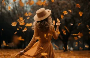 Autumn textures and slowing down