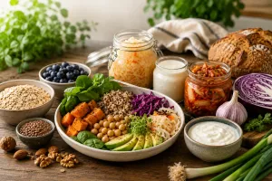 The Microbiome Starts in the Kitchen: Fiber, Fermented Foods, and Skin