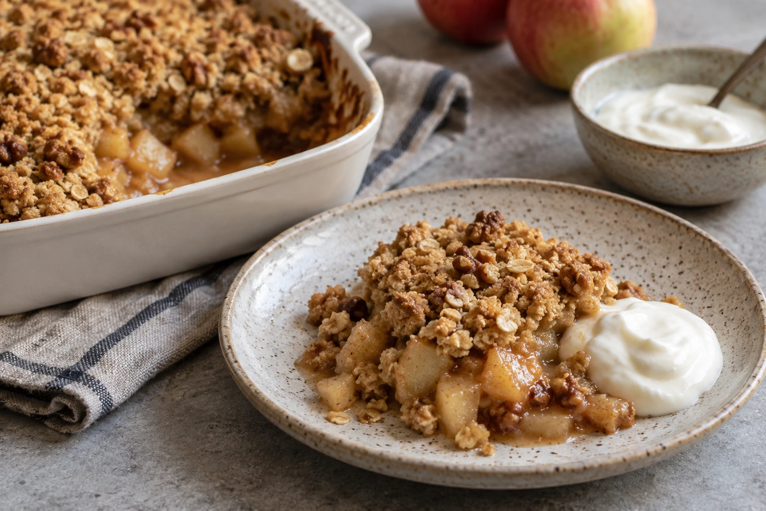 jak przygotować jabłkowy crumble